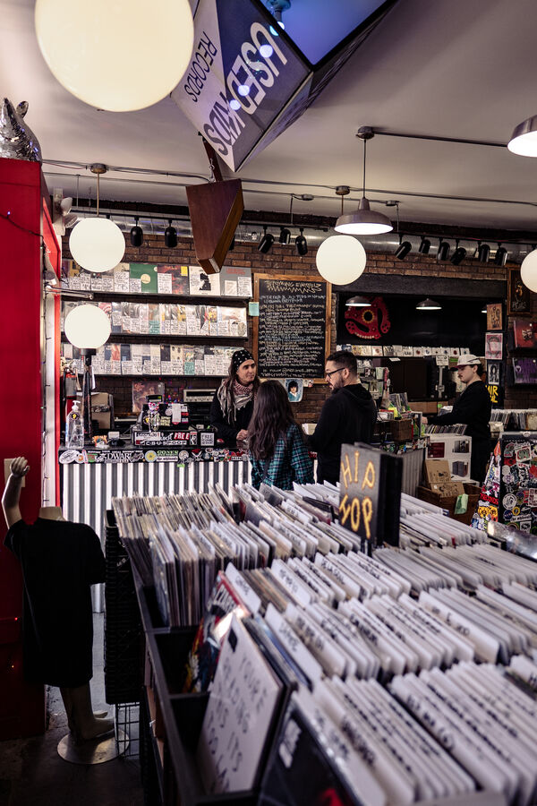 At the Used Kids Counter