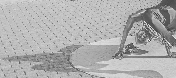 Breakdancer in Relief