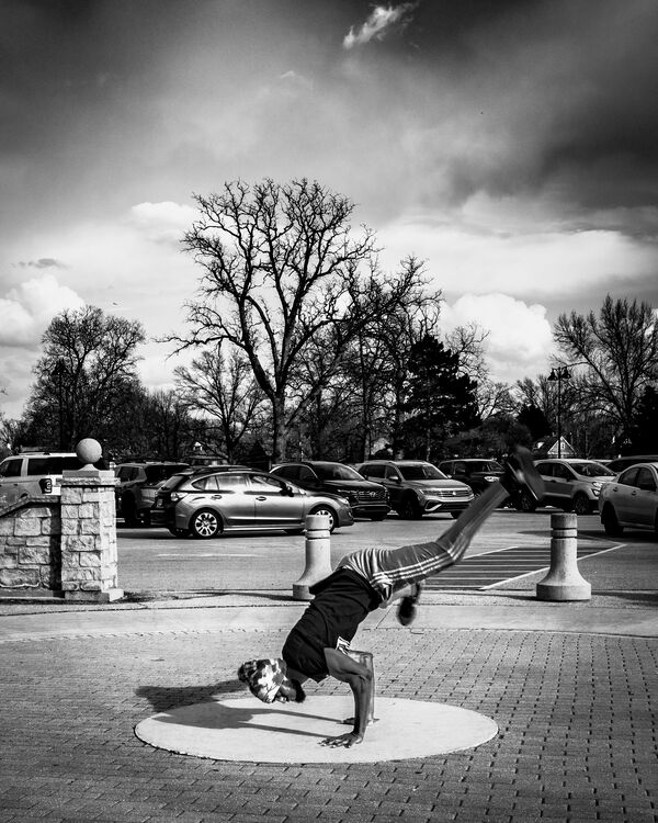 Breakdancer Under the Sky