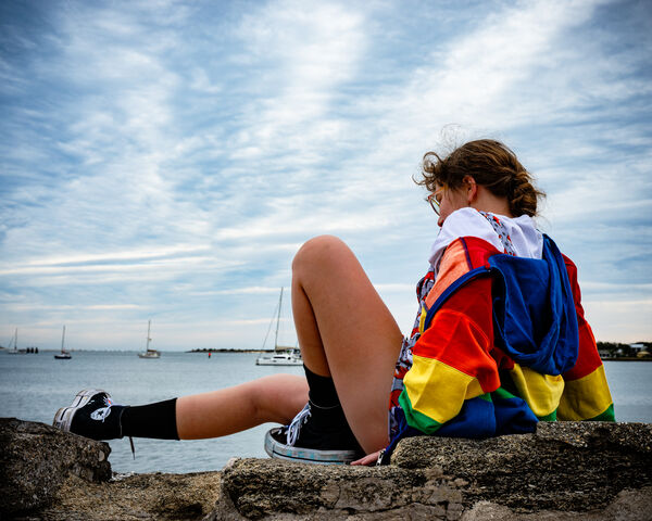 Enjoying the Breeze & Boats