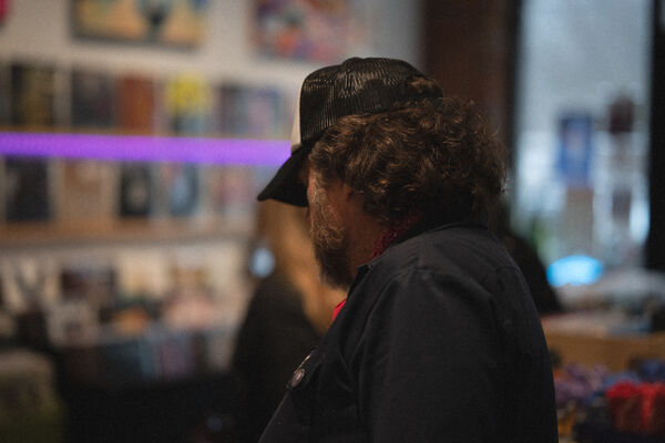 He Works in the Record Store