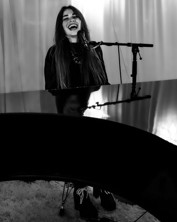 Her Joy at the Piano