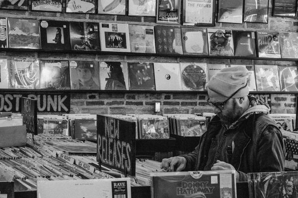 He's at Used Kids Records